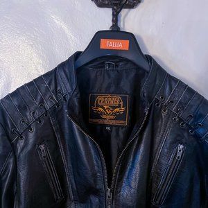 Vintage Wilson's Leather Racing/Moto Jacket